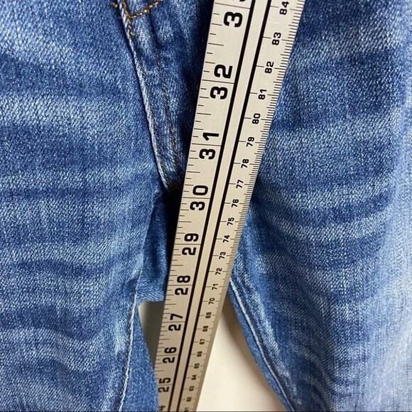 Madewell Rivet & Thread Straight Leg Premium Denim Jeans Size 24 Button Fly Jean - Picture 12 of 13